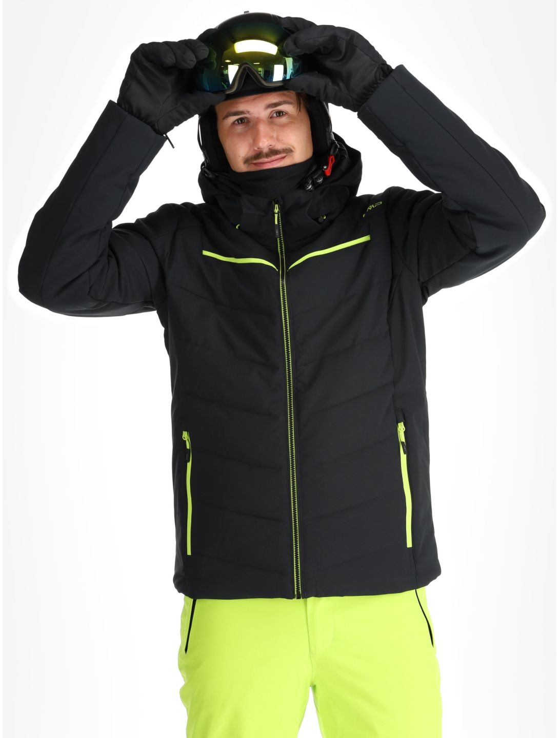 CMP, 34W4357 ski jacket men Black black 