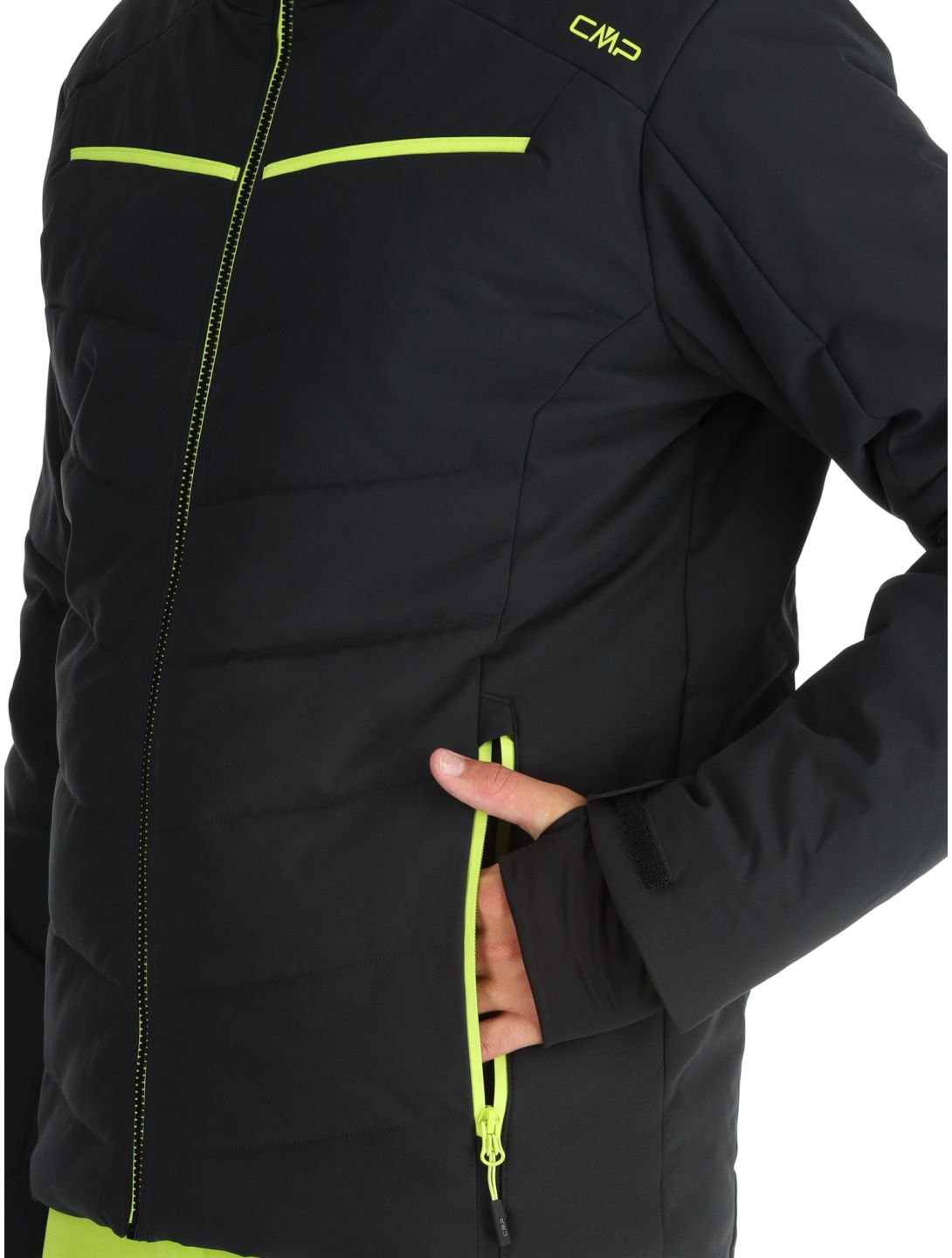 CMP, 34W4357 ski jacket men Black black 