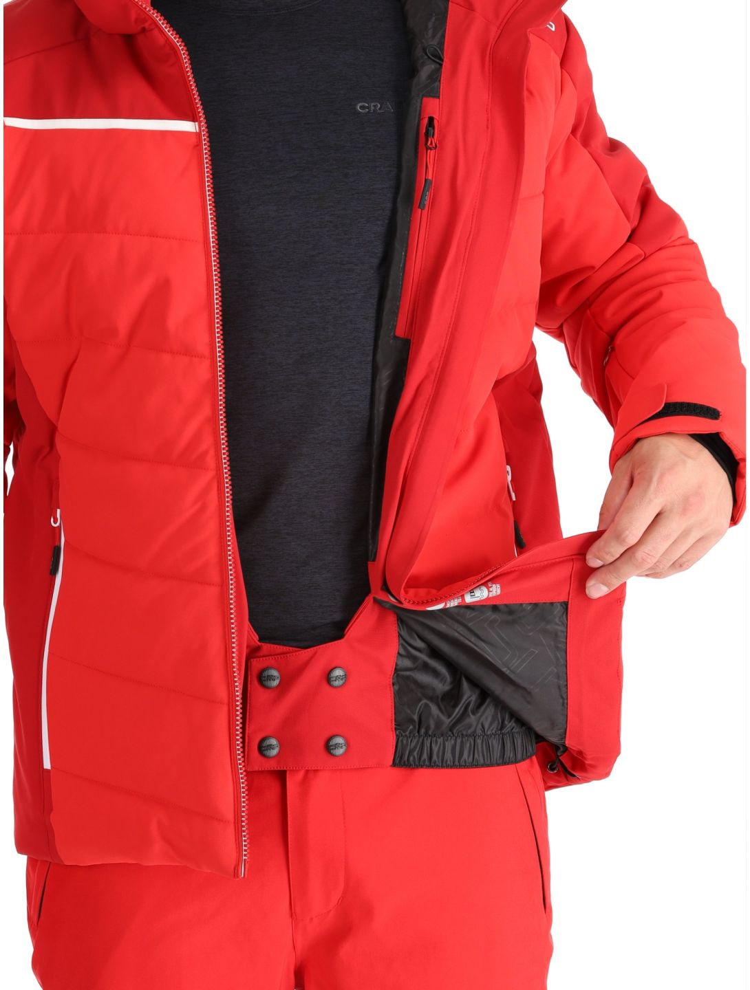 CMP, 34W4357 ski jacket men Ferrari red 