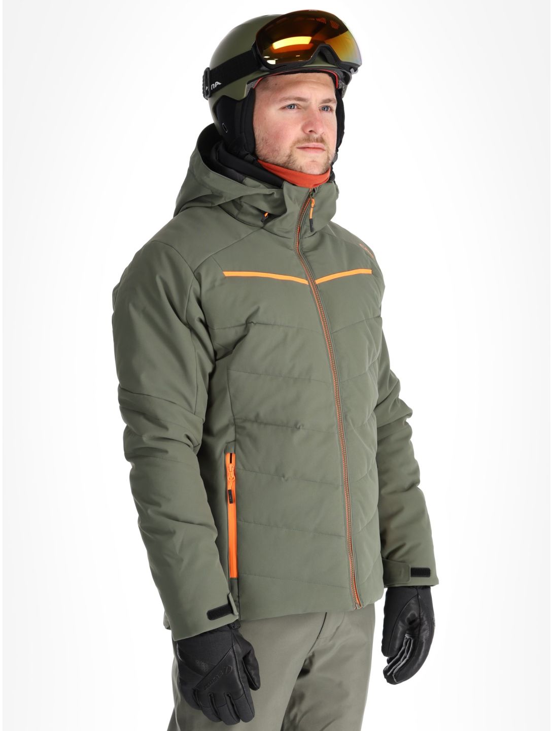 CMP, 34W4357 ski jacket men Olive green 