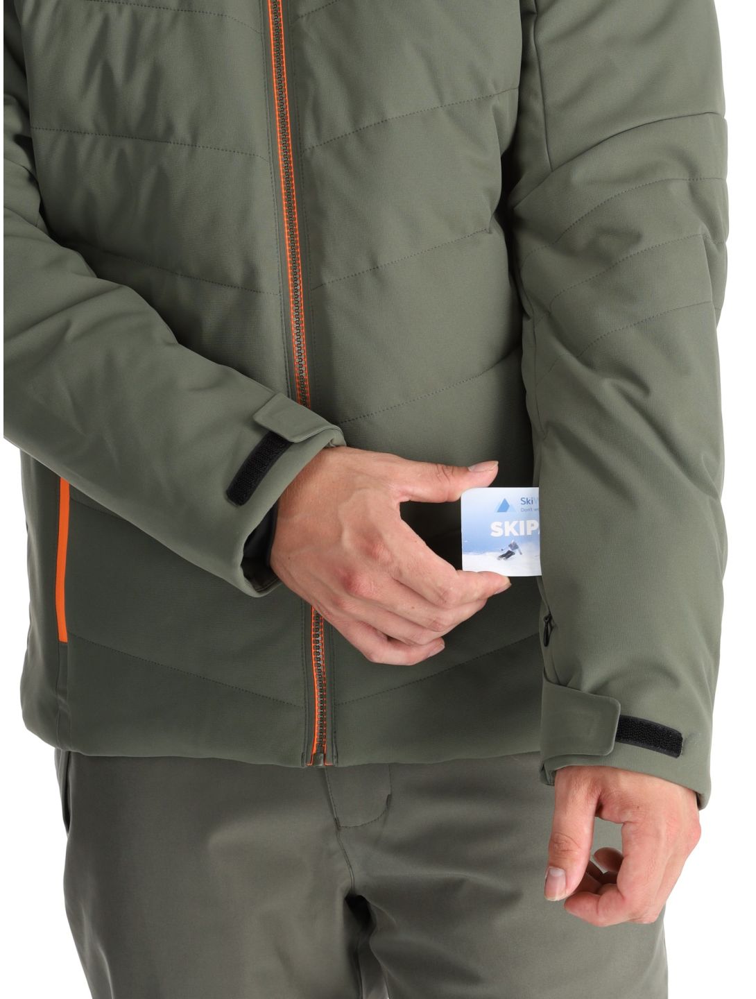 CMP, 34W4357 ski jacket men Olive green 