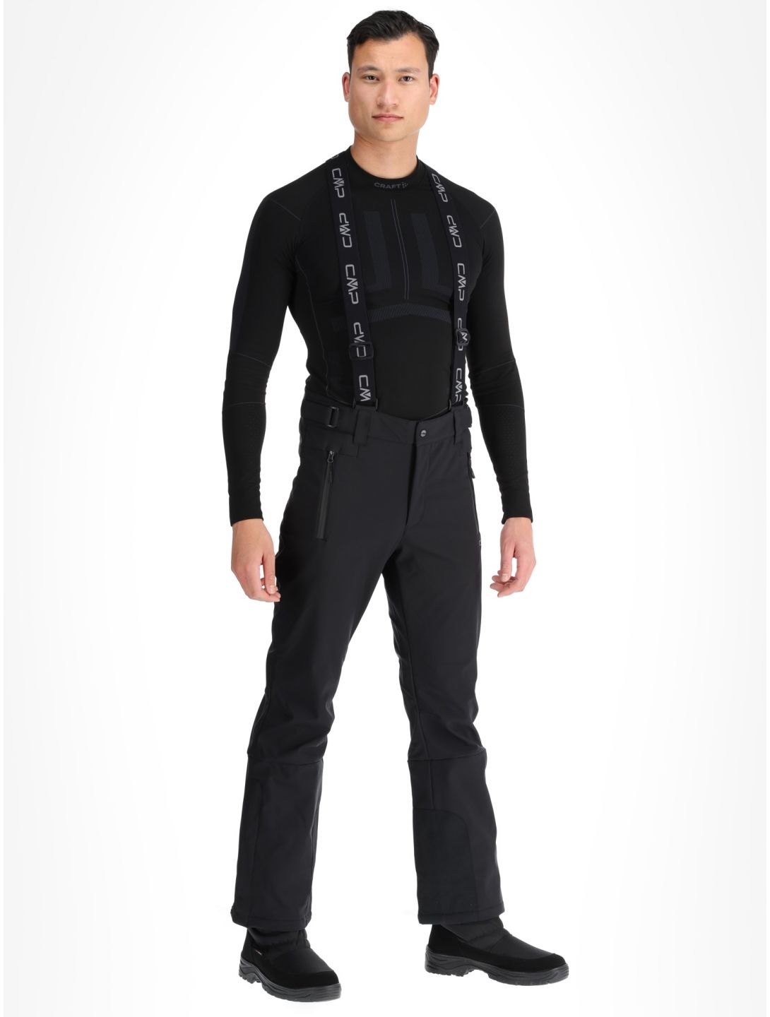 CMP, 34W4367 ski pants men Black black 