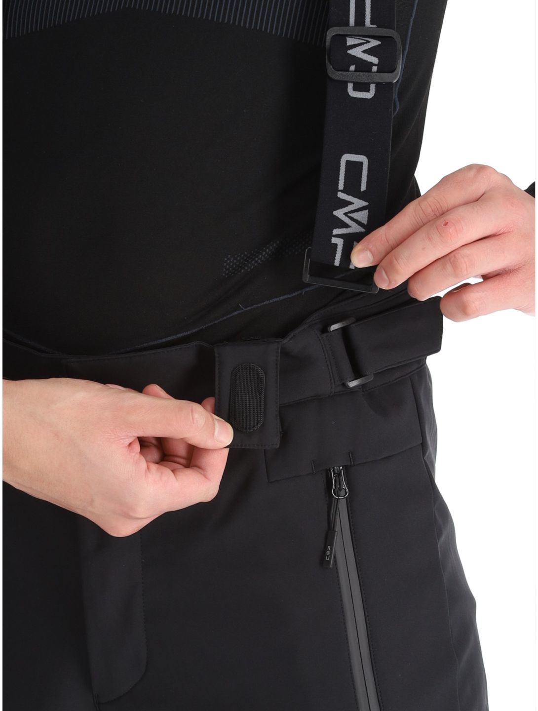 CMP, 34W4367 ski pants men Black black 