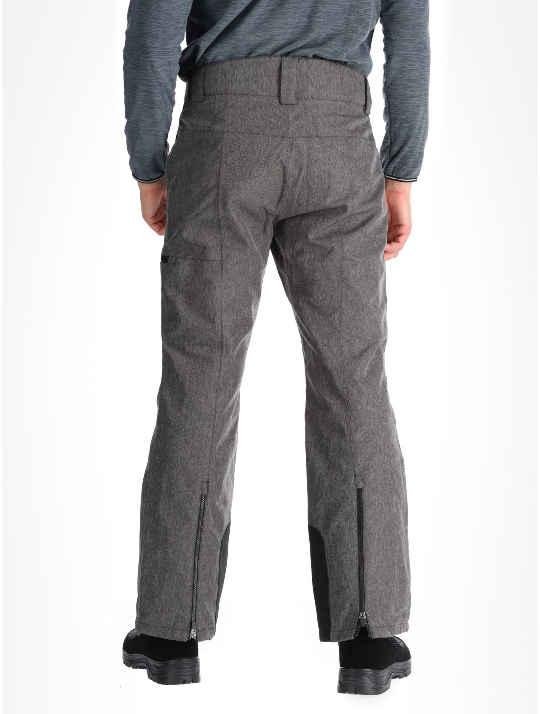 CMP, 34W4387 ski pants men Black Melange grey 