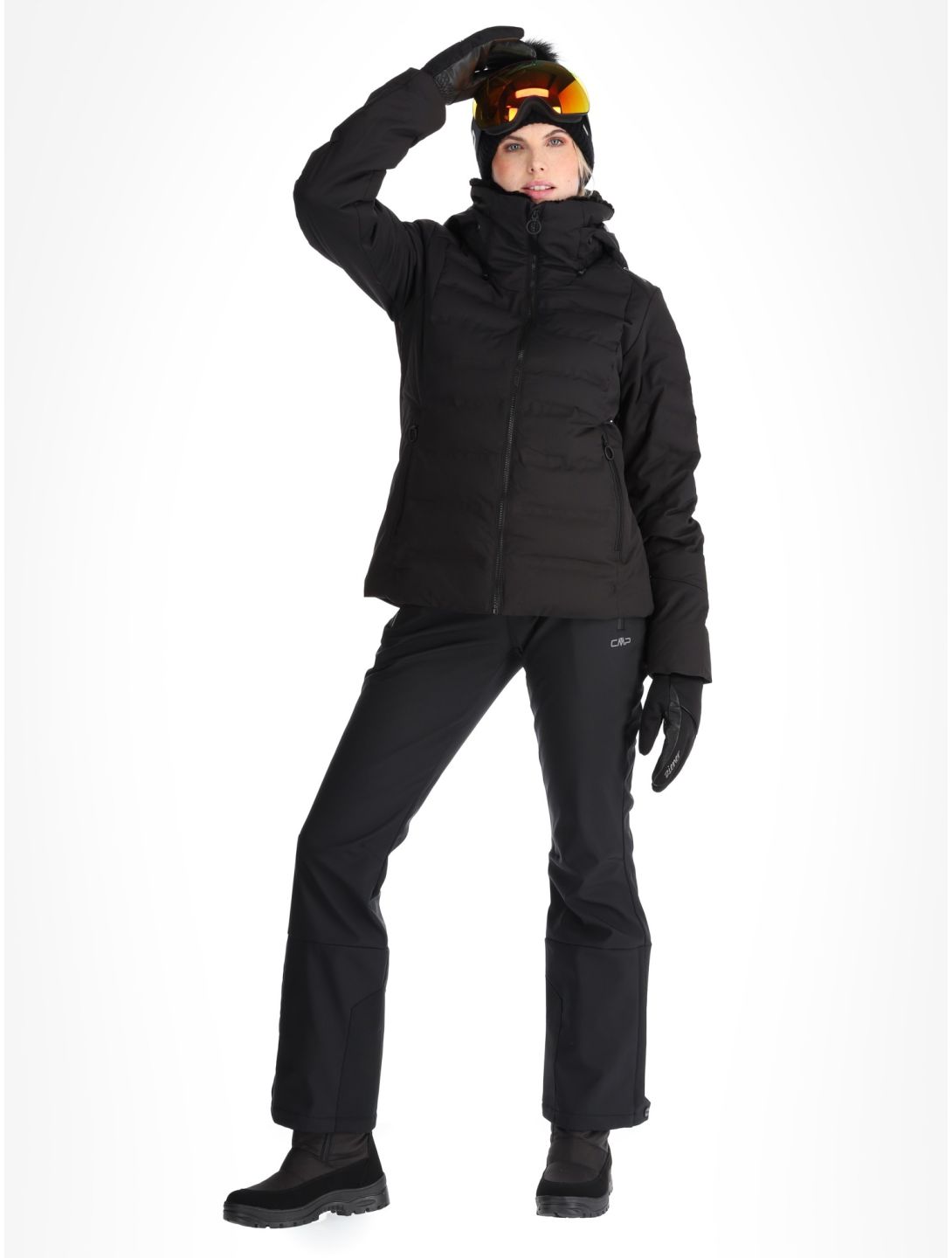 CMP, 34W4406 ski jacket women Black black 