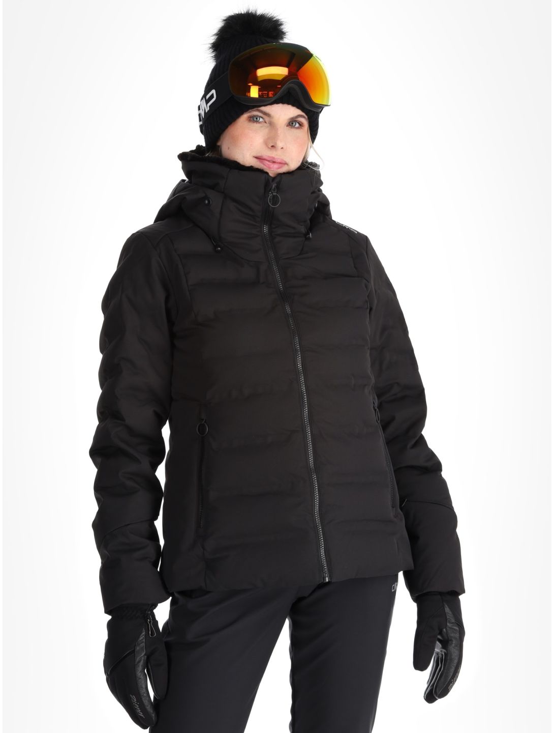 CMP, 34W4406 ski jacket women Black black 