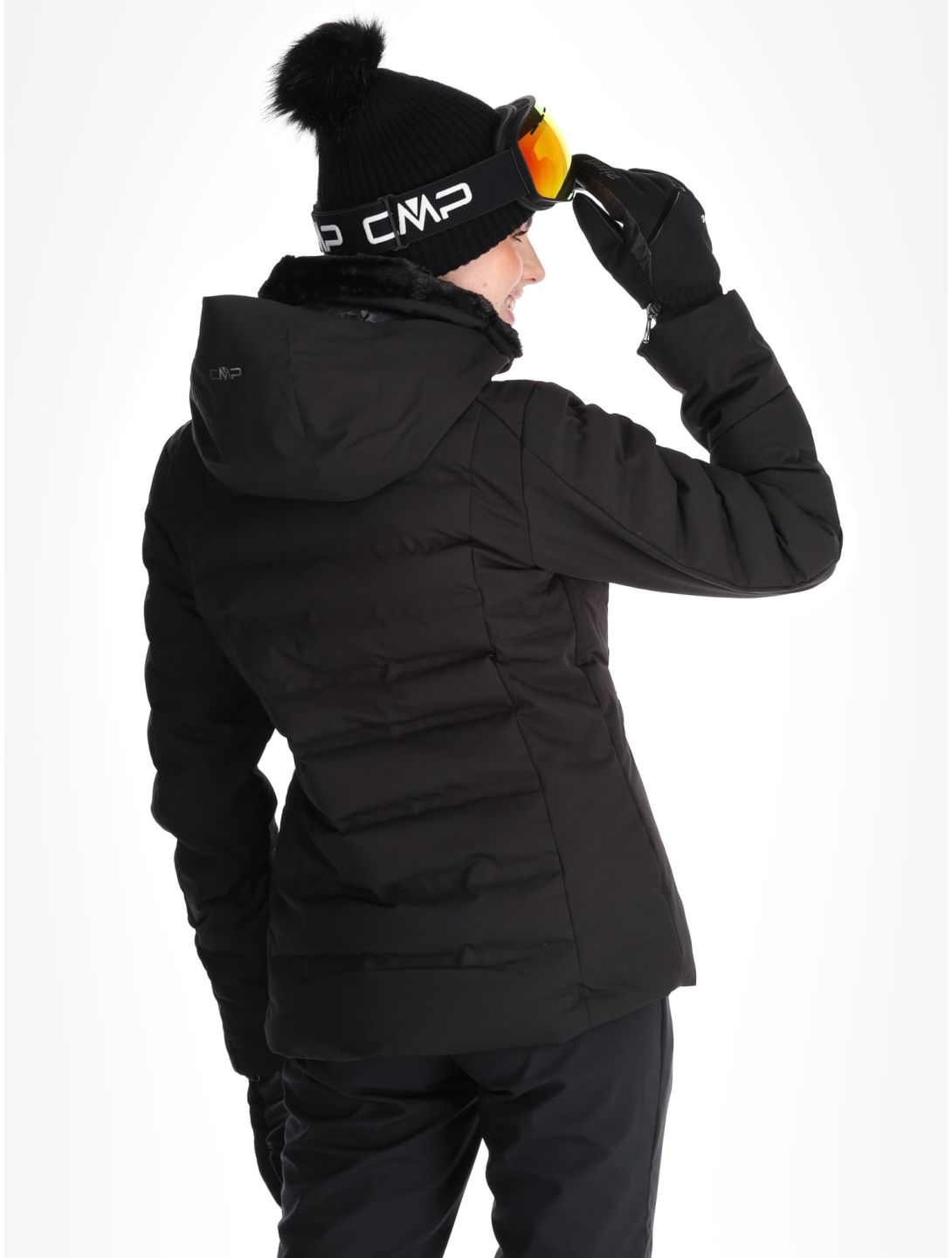 CMP, 34W4406 ski jacket women Black black 