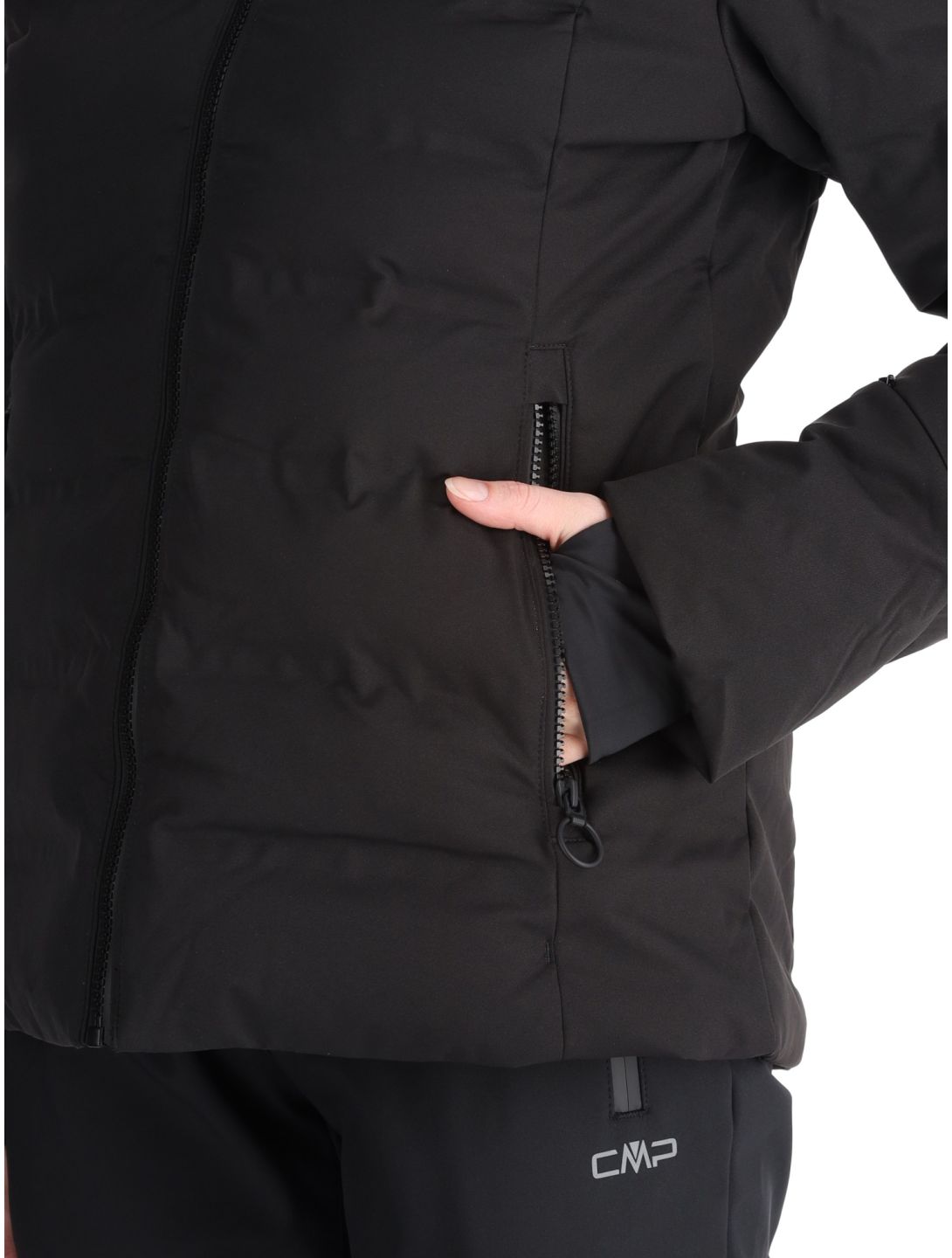 CMP, 34W4406 ski jacket women Black black 