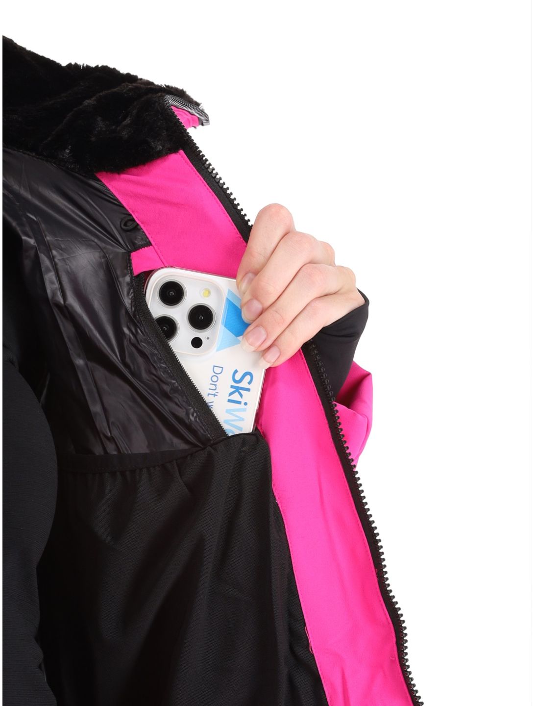 CMP, 34W4406 ski jacket women Festival pink 