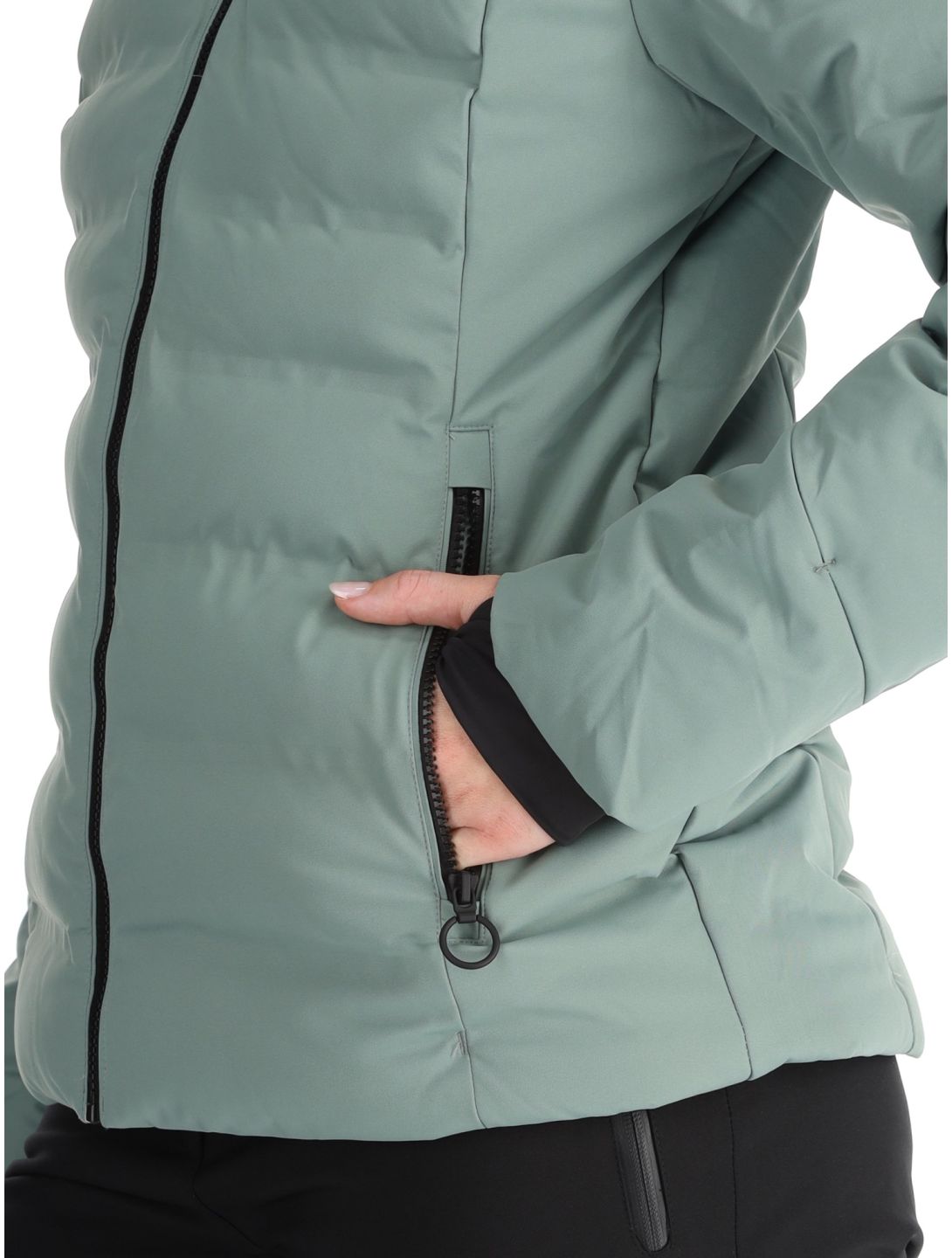 CMP, 34W4406 ski jacket women Mineral green 