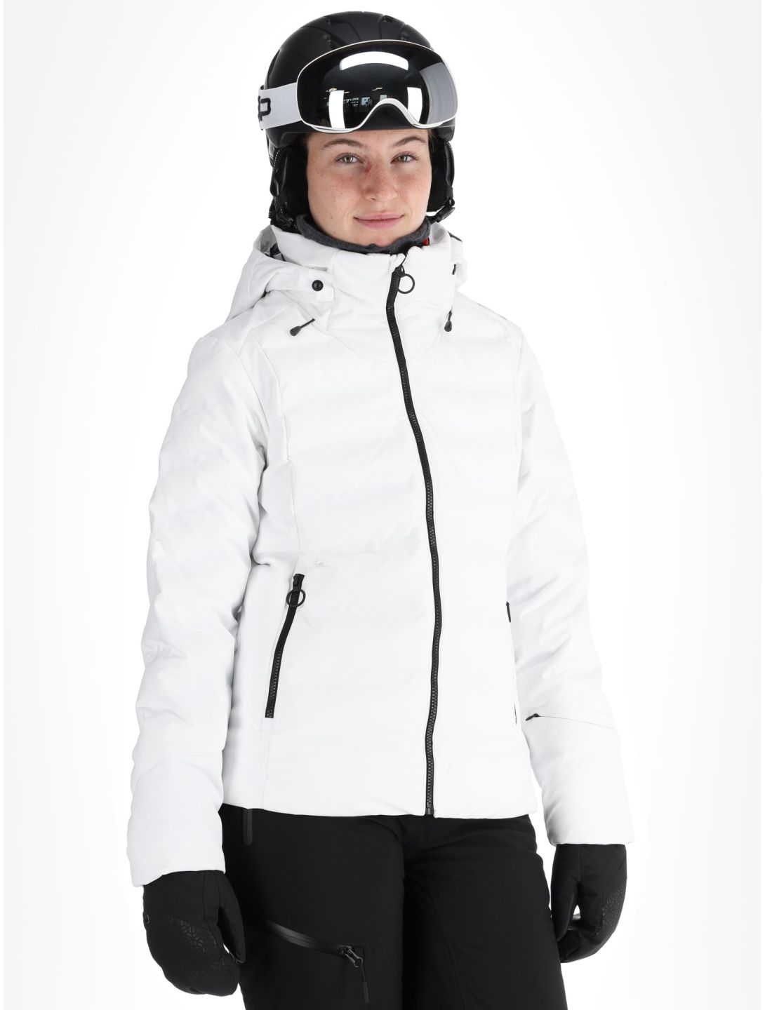 CMP, 34W4406 ski jacket women White white 