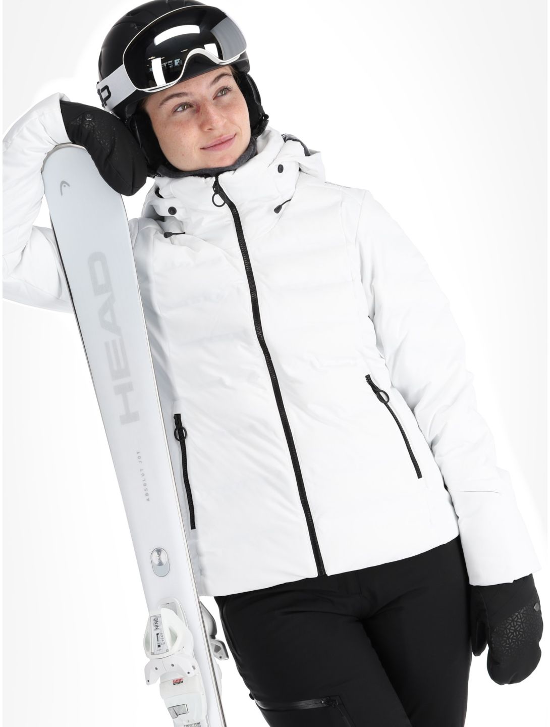 CMP, 34W4406 ski jacket women White white 