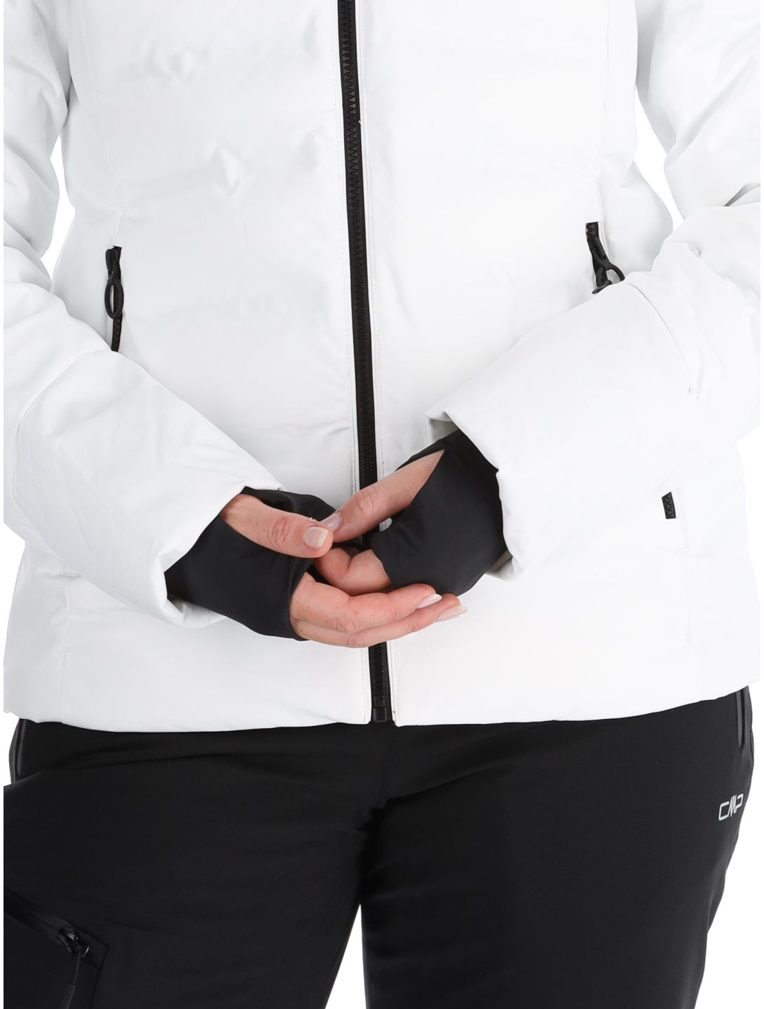 CMP, 34W4406 ski jacket women White white 