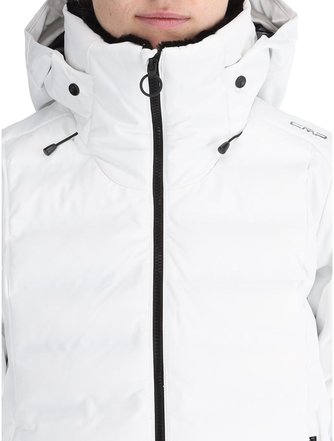 CMP, 34W4406 ski jacket women White white 