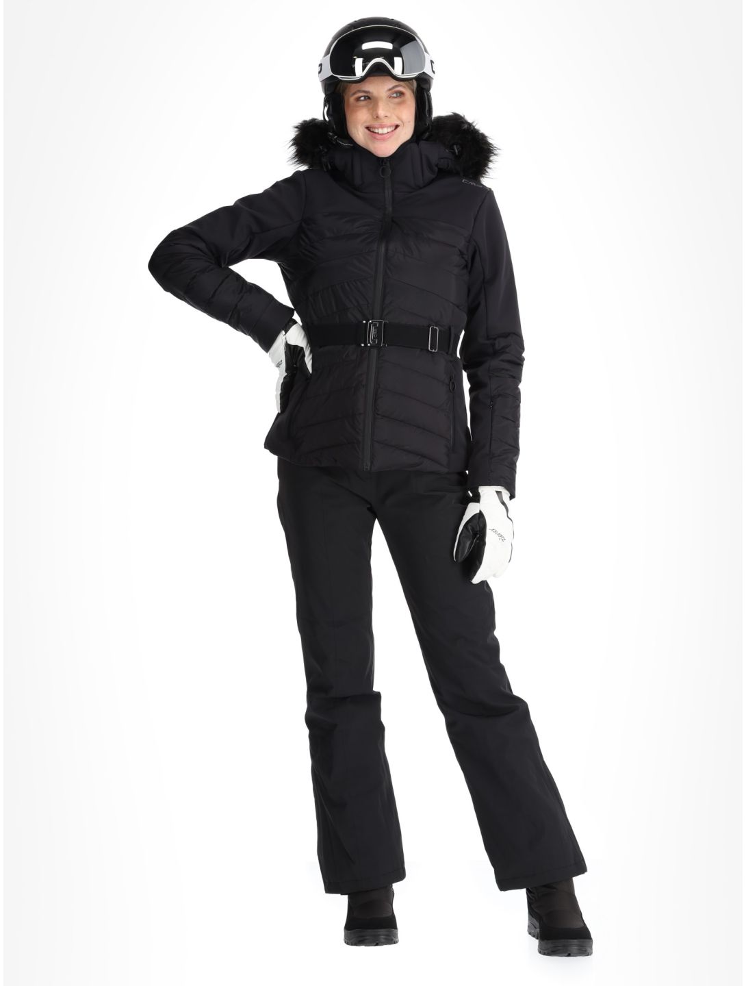 CMP, 34W4436F ski jacket women Black black 