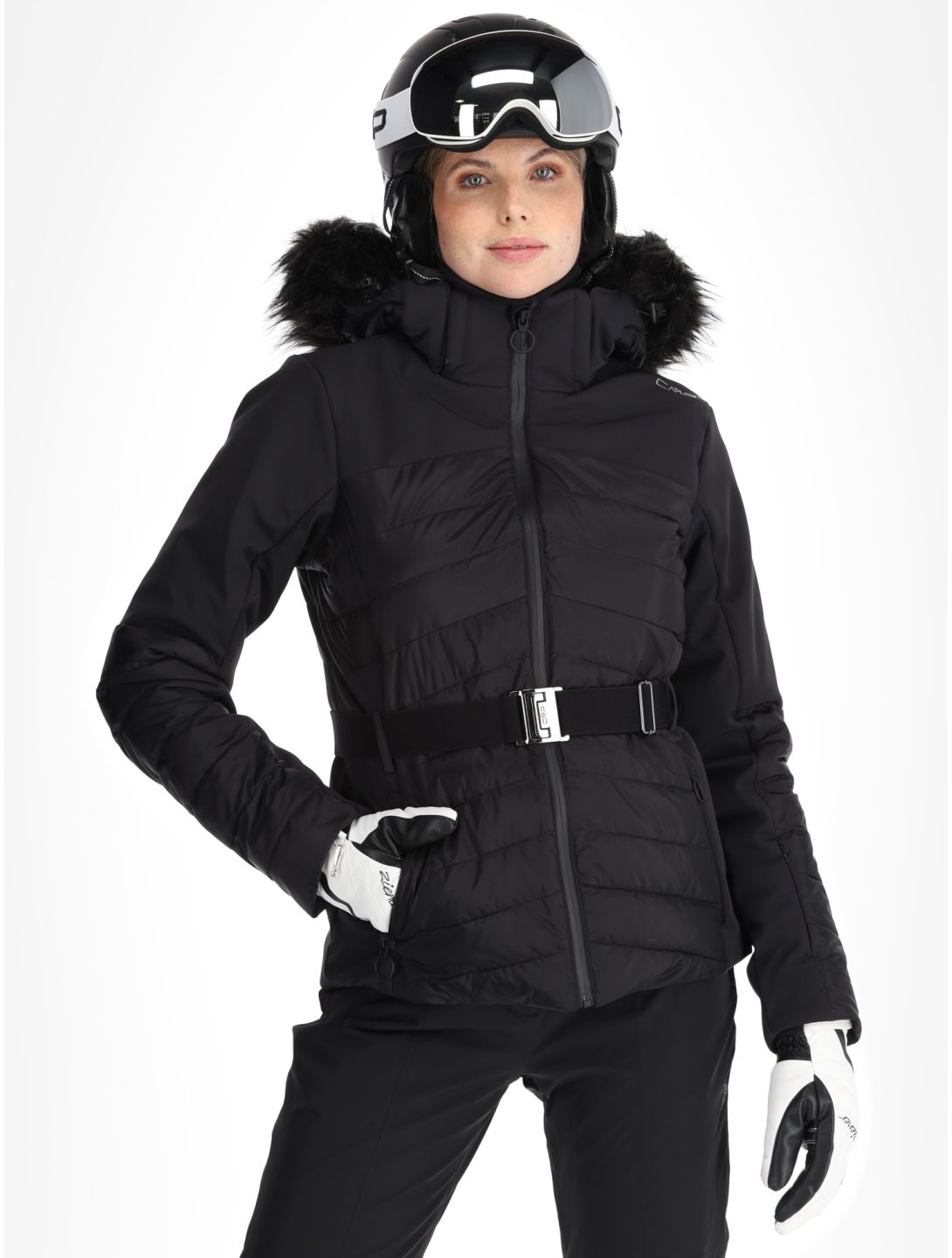 CMP, 34W4436F ski jacket women Black black 