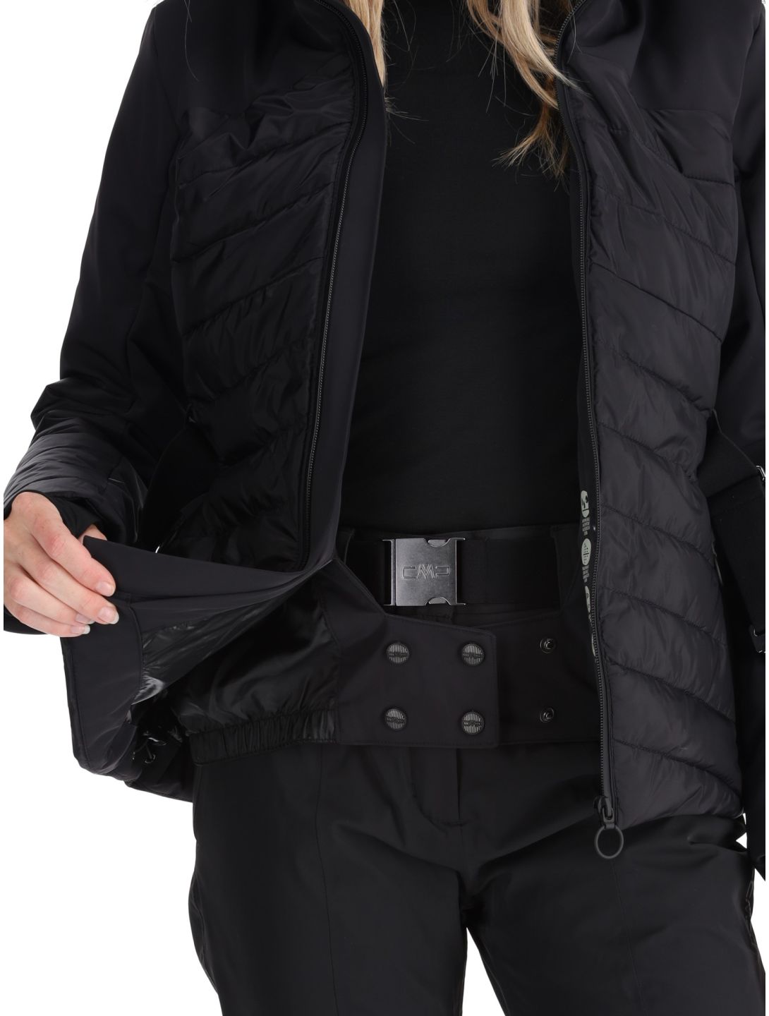 CMP, 34W4436F ski jacket women Black black 