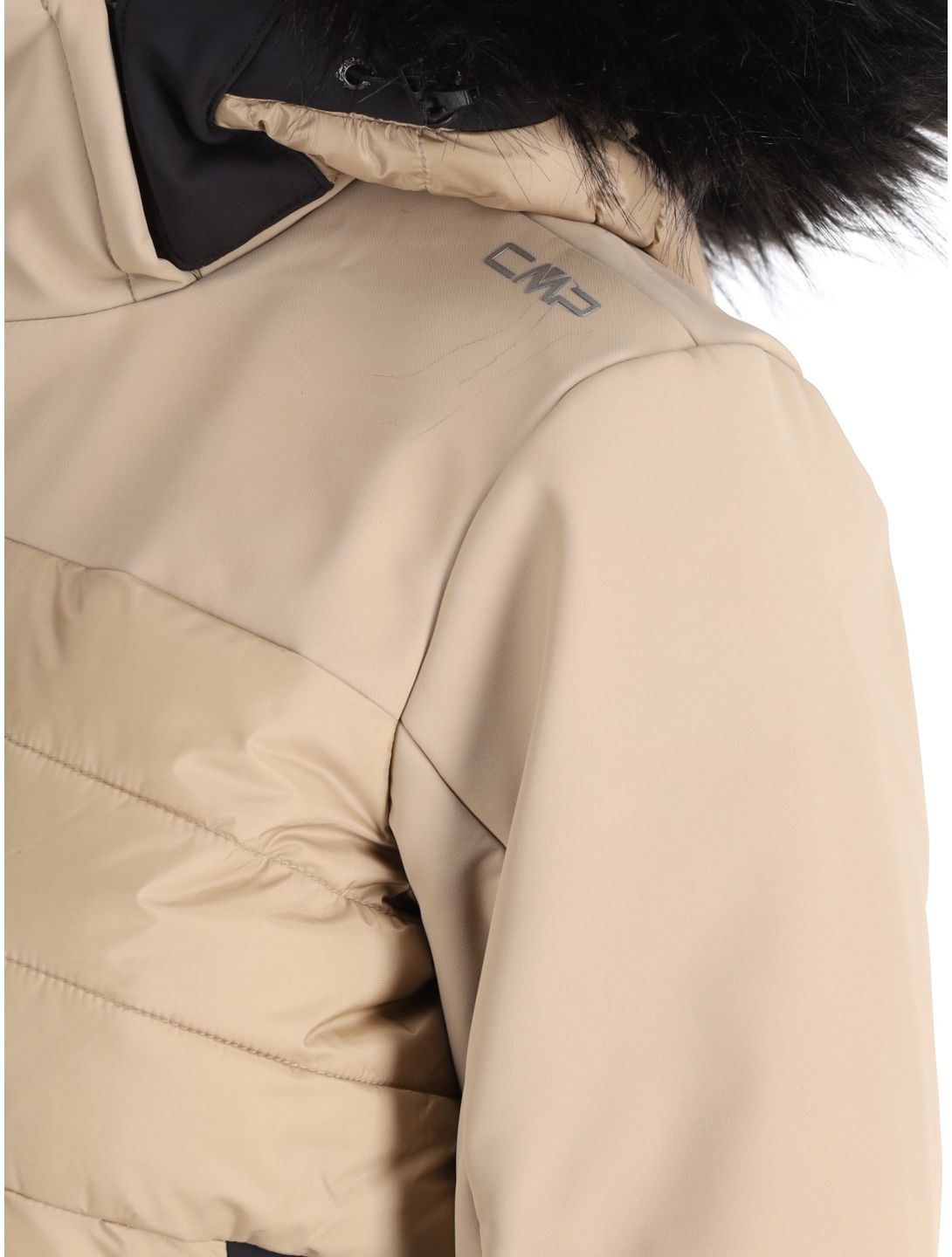 CMP, 34W4436F ski jacket women Sesame brown 