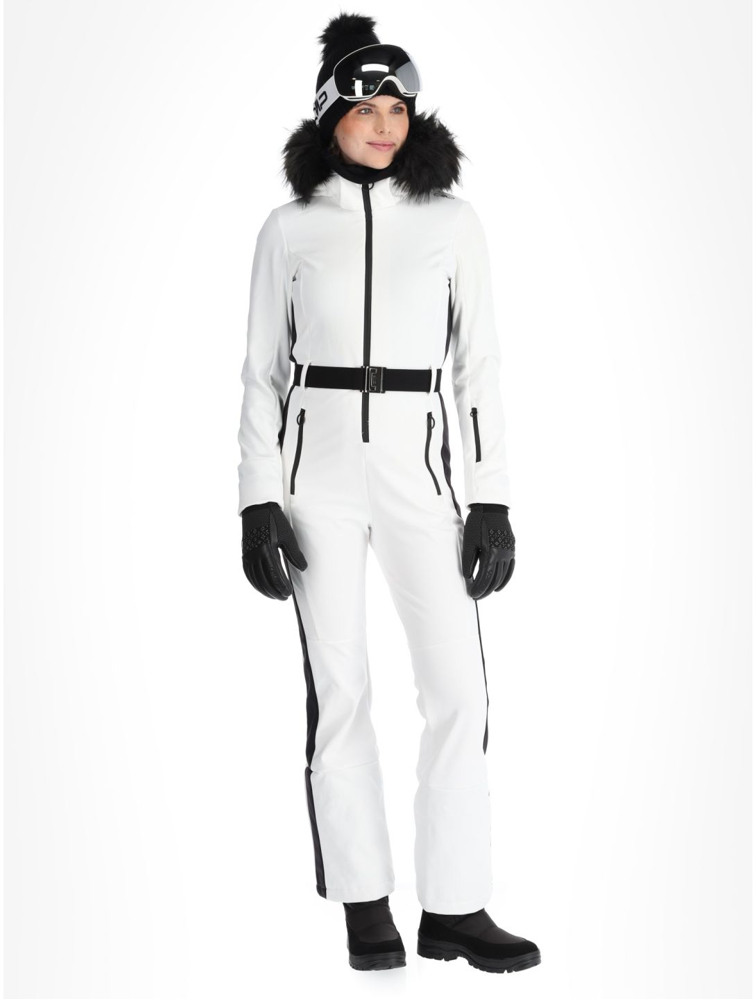 CMP, 34W4456F ski suit women White white 