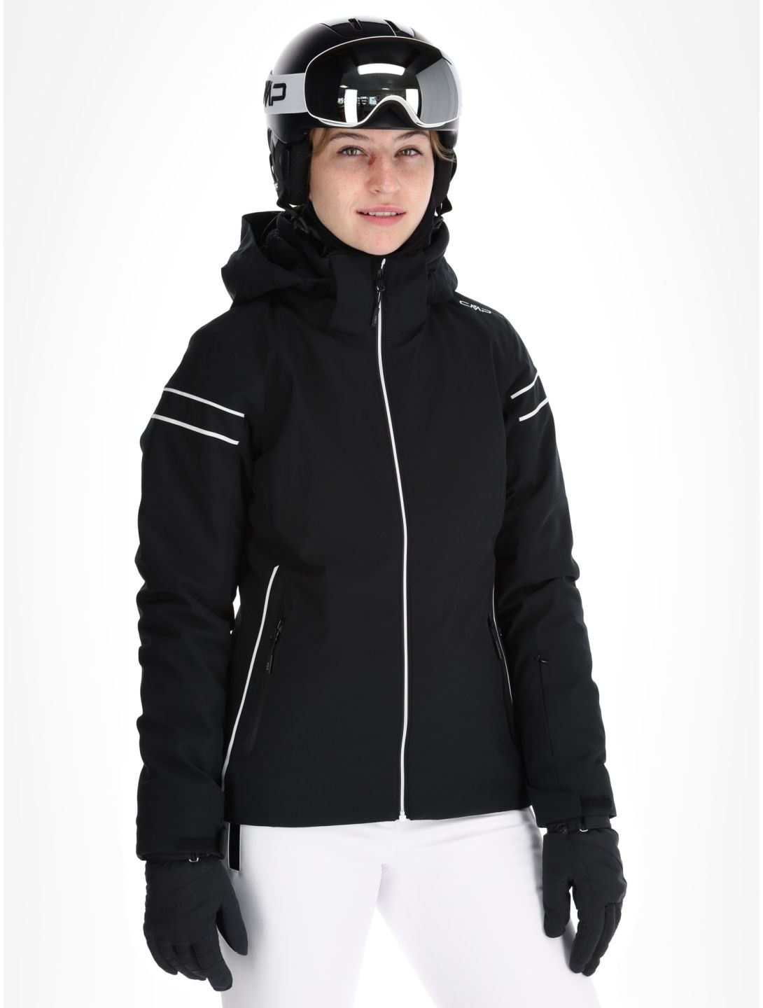 CMP, 34W4516 ski jacket women Black black 