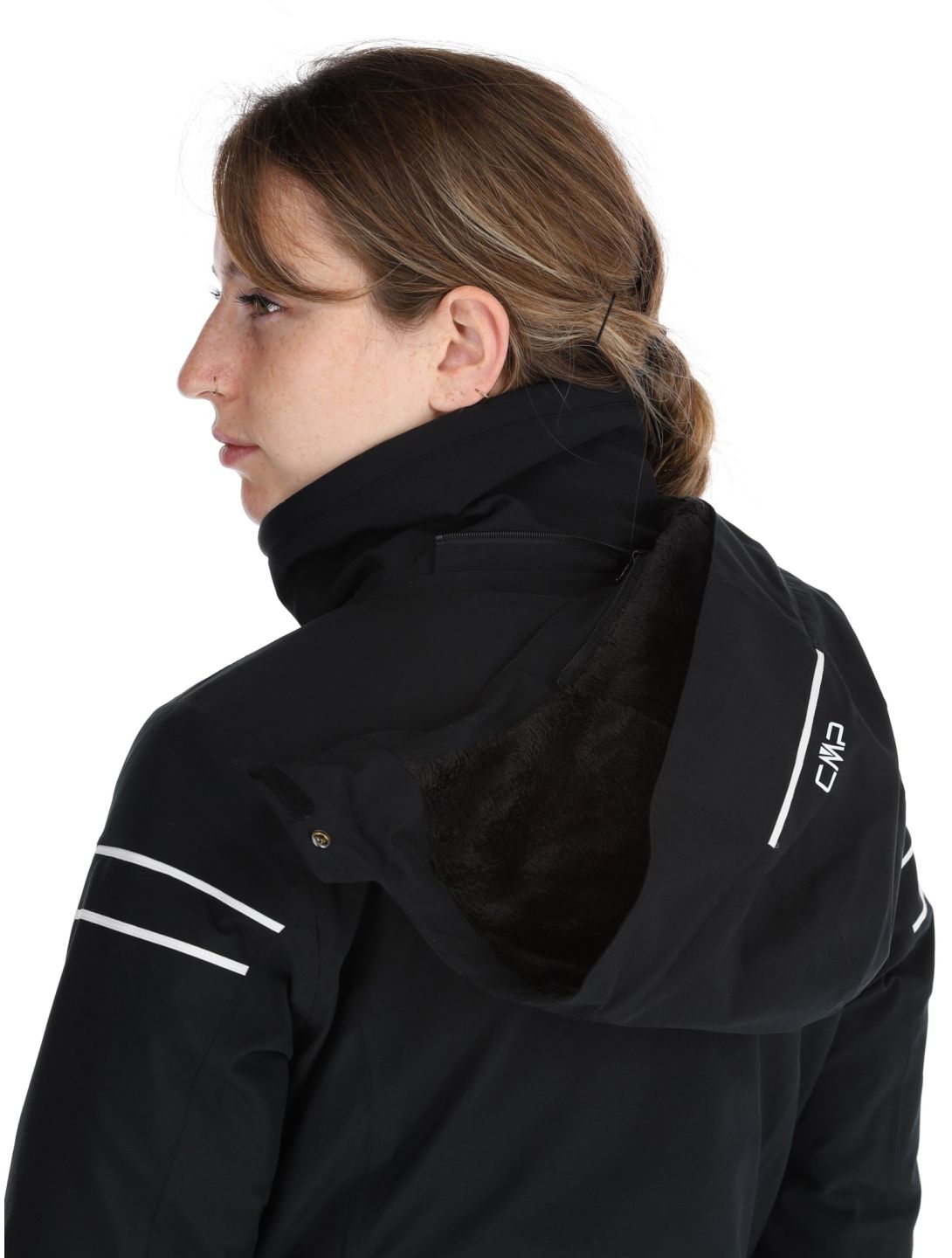 CMP, 34W4516 ski jacket women Black black 