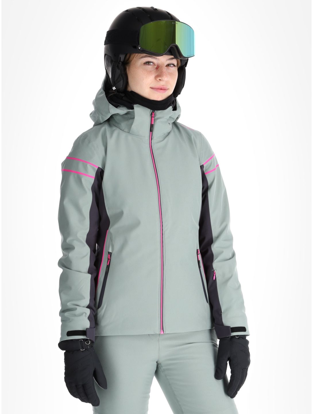 CMP, 34W4516 ski jacket women Mineral green 