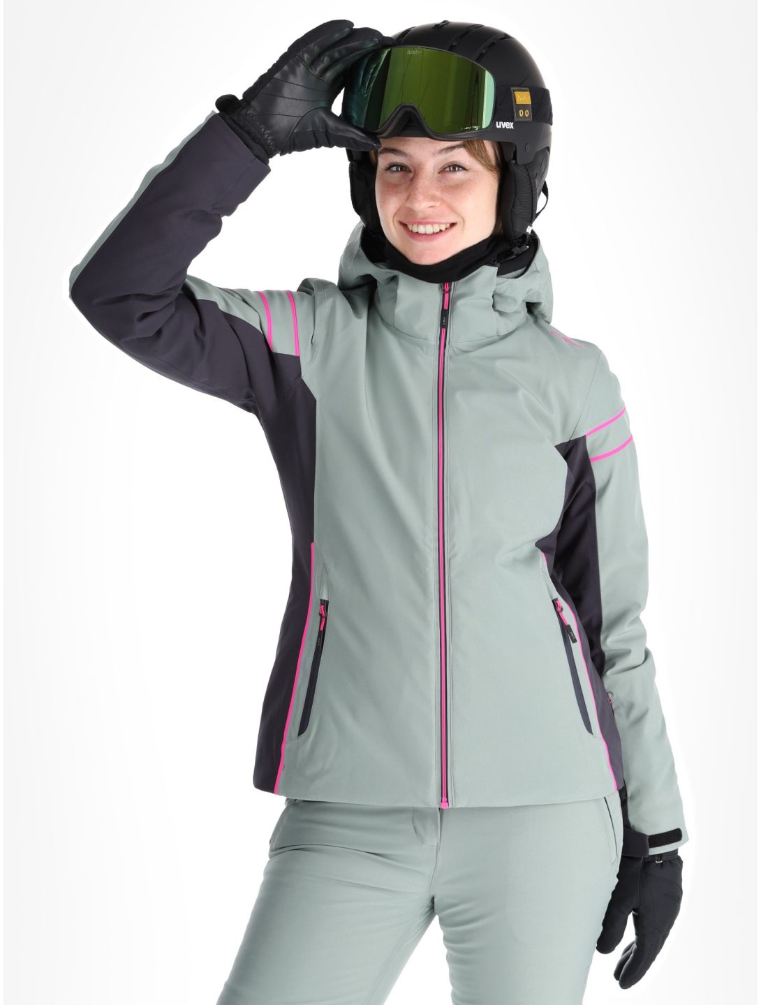 CMP, 34W4516 ski jacket women Mineral green 