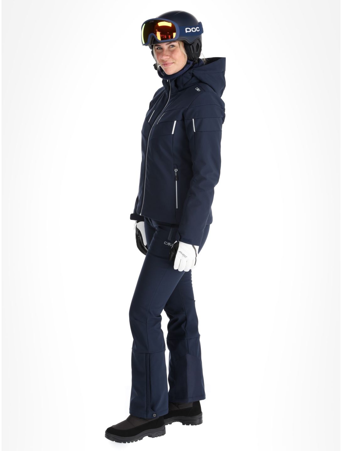 CMP, 34W4536 ski jacket women Black Blue blue 