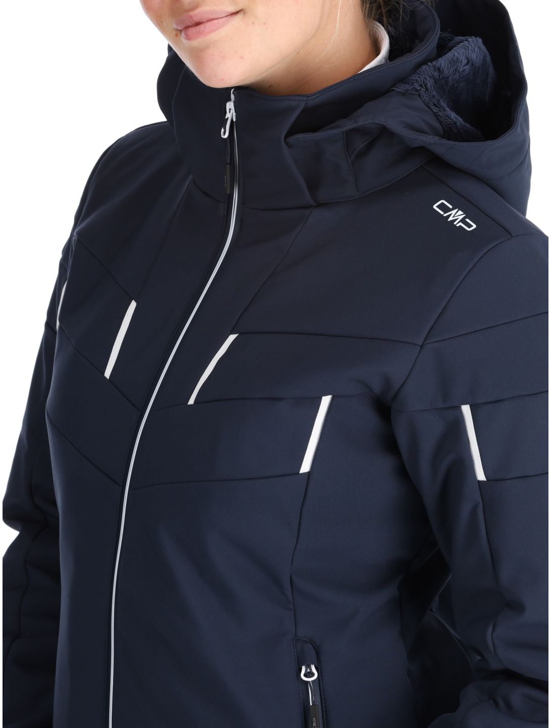 CMP, 34W4536 ski jacket women Black Blue blue 