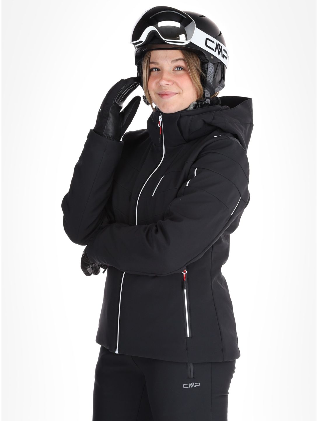 CMP, 34W4536 ski jacket women Black black 