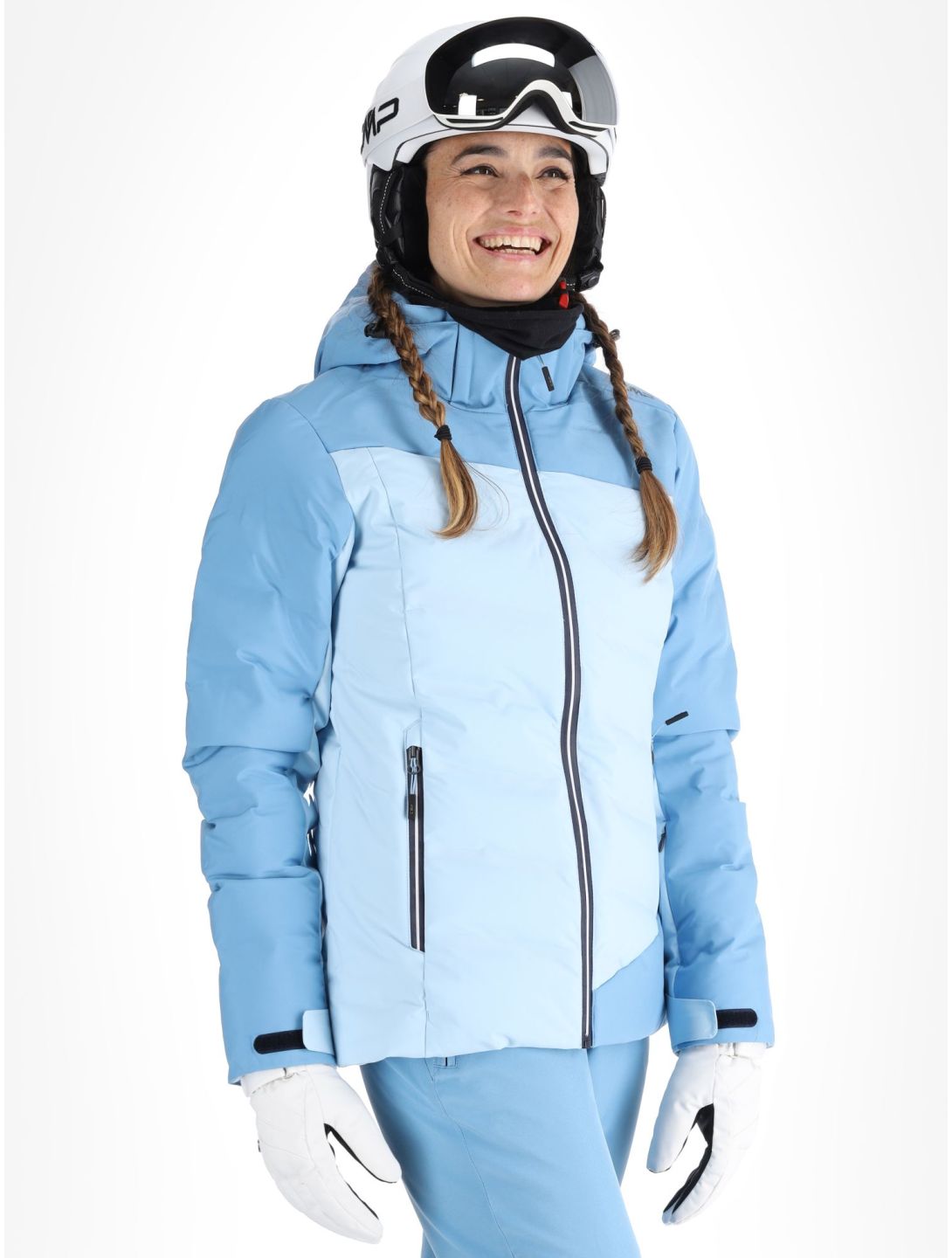 CMP, 34W4596 ski jacket women Skylight Blue blue 