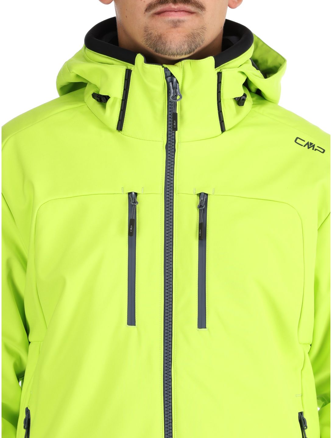 CMP, 34W4647 ski jacket men Acid green 