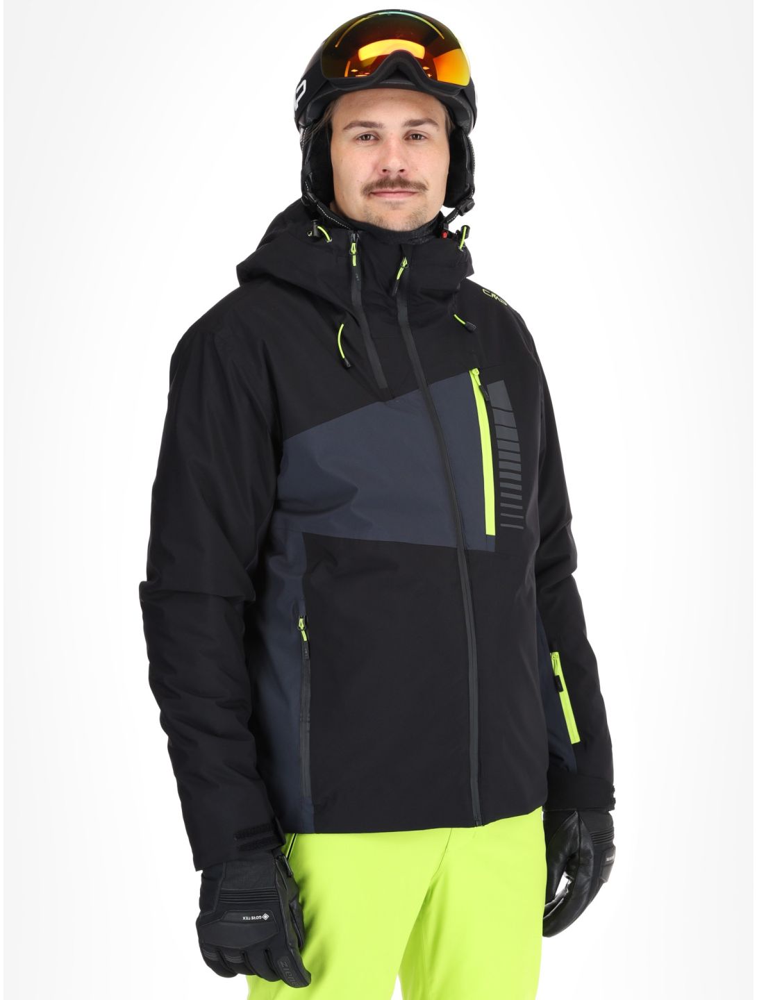 CMP, 34W4667 ski jacket men Black black 