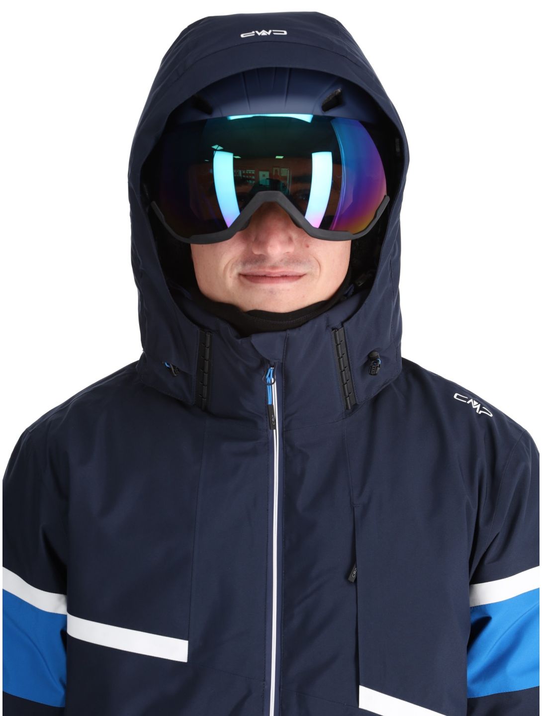 CMP, 34W4677 ski jacket men Black Blue blue 