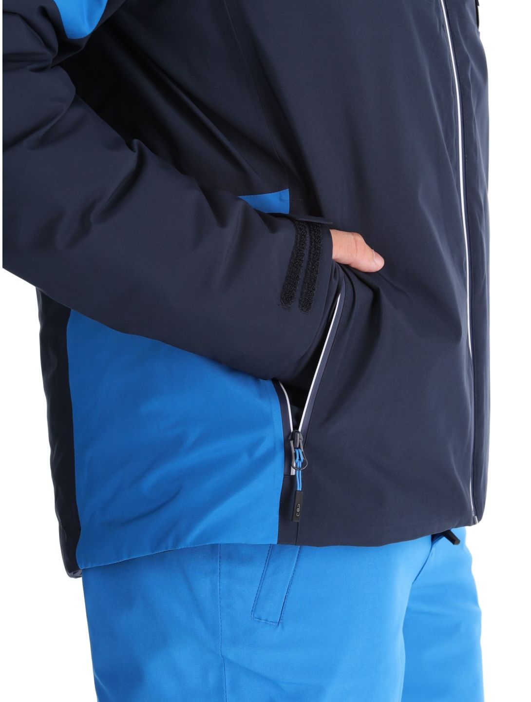 CMP, 34W4677 ski jacket men Black Blue blue 