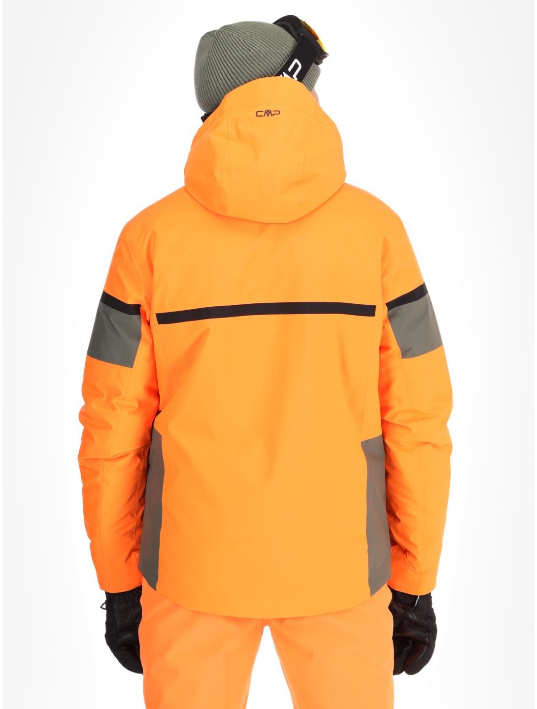 CMP, 34W4677 ski jacket men Fanta Fluo orange 