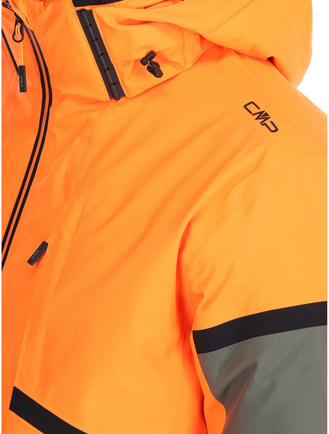 CMP, 34W4677 ski jacket men Fanta Fluo orange 