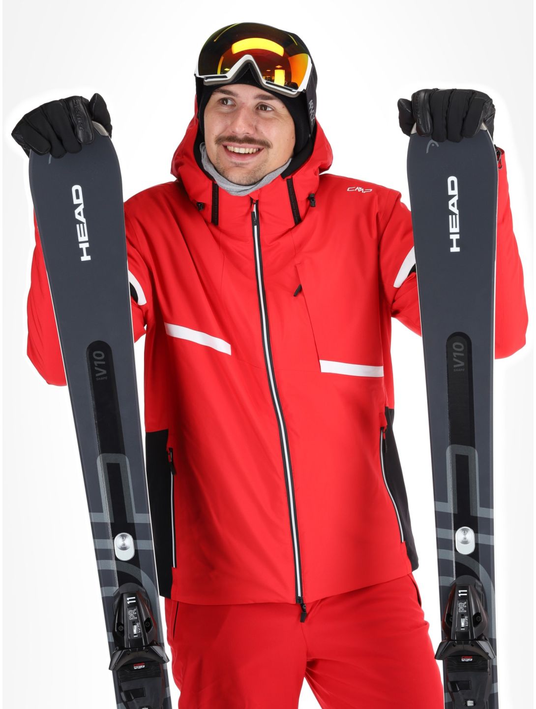 CMP, 34W4677 ski jacket men Ferrari red 