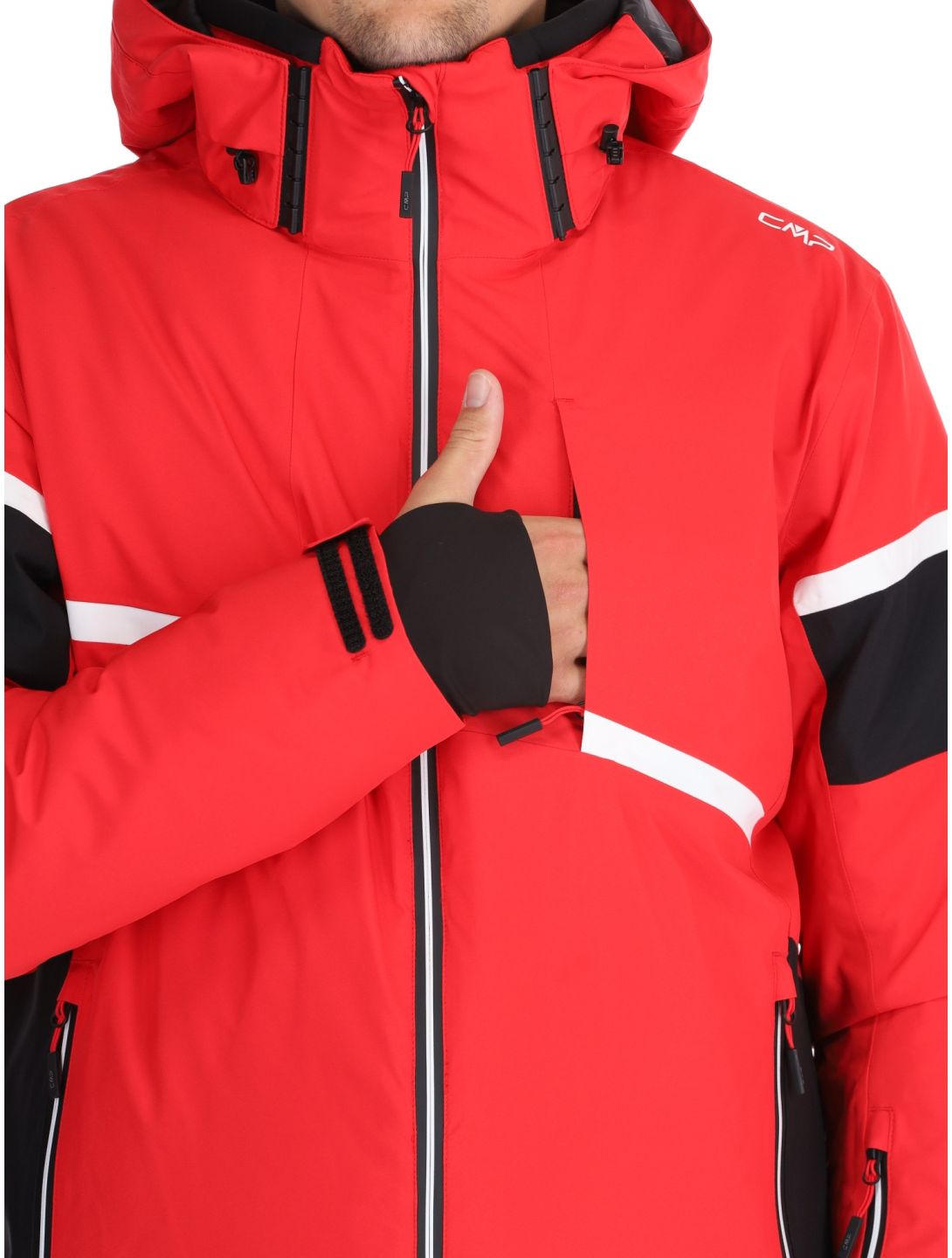 CMP, 34W4677 ski jacket men Ferrari red 