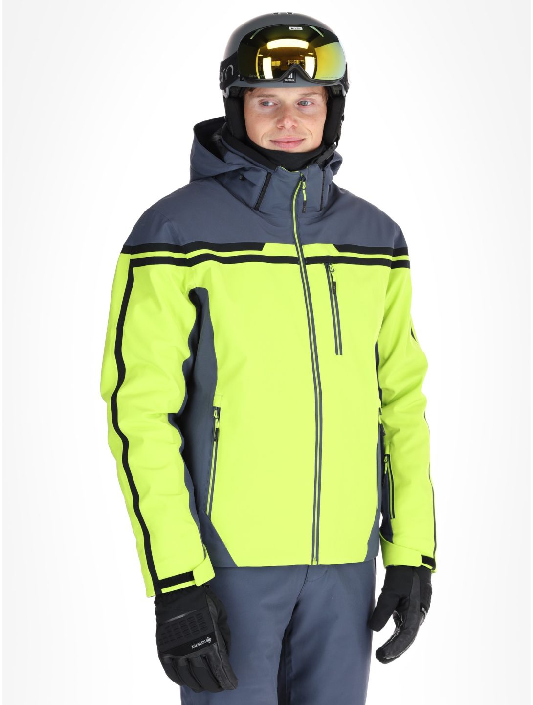 CMP, 34W4687 ski jacket men Acid green 