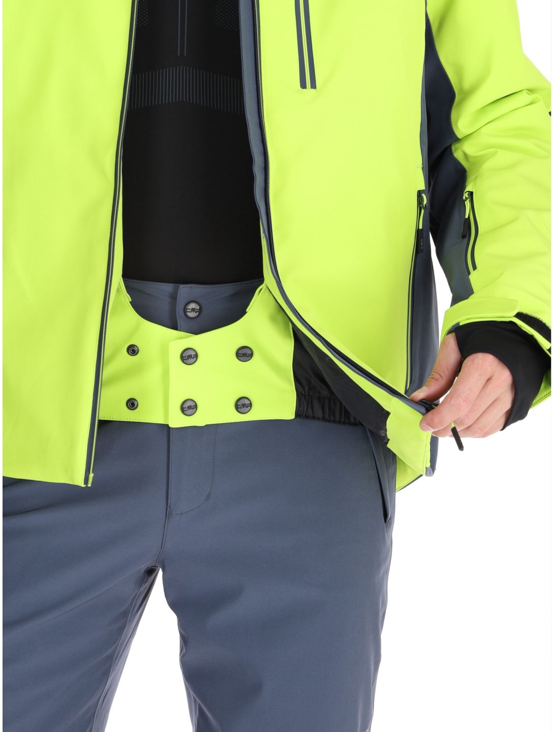 CMP, 34W4687 ski jacket men Acid green 