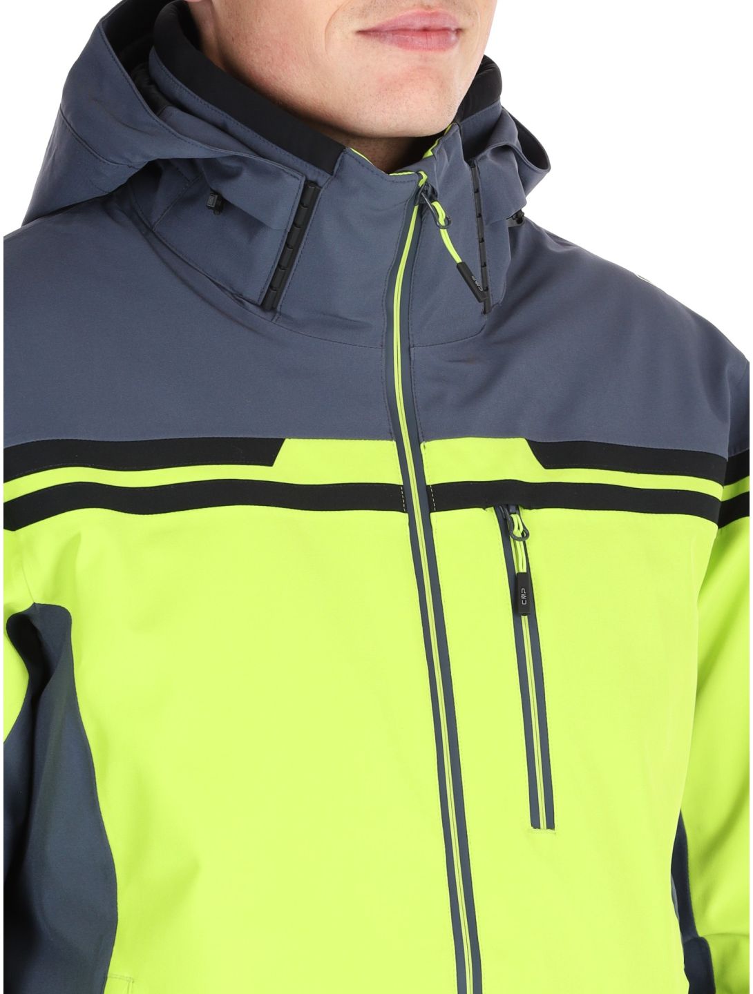 CMP, 34W4687 ski jacket men Acid green 