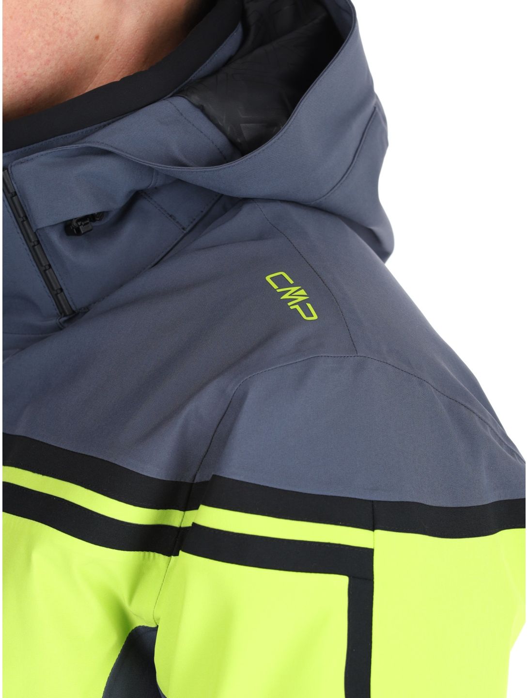 CMP, 34W4687 ski jacket men Acid green 