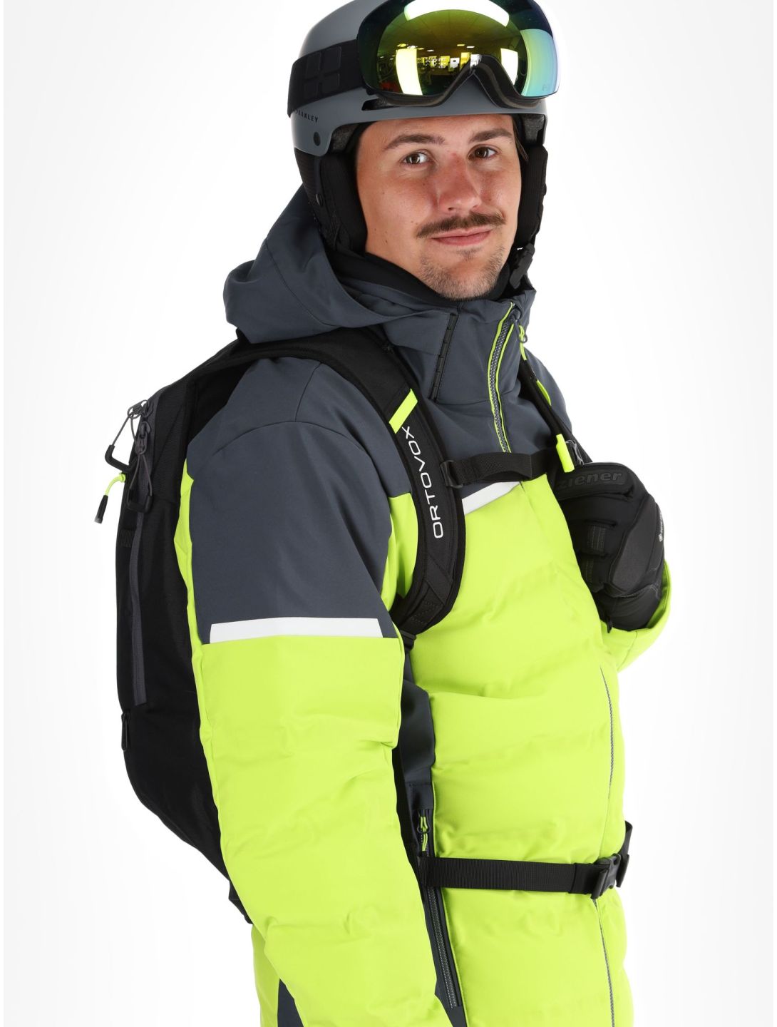 CMP, 34W4697 ski jacket men Acid green 