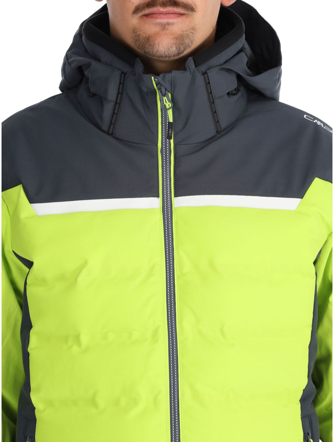 CMP, 34W4697 ski jacket men Acid green 