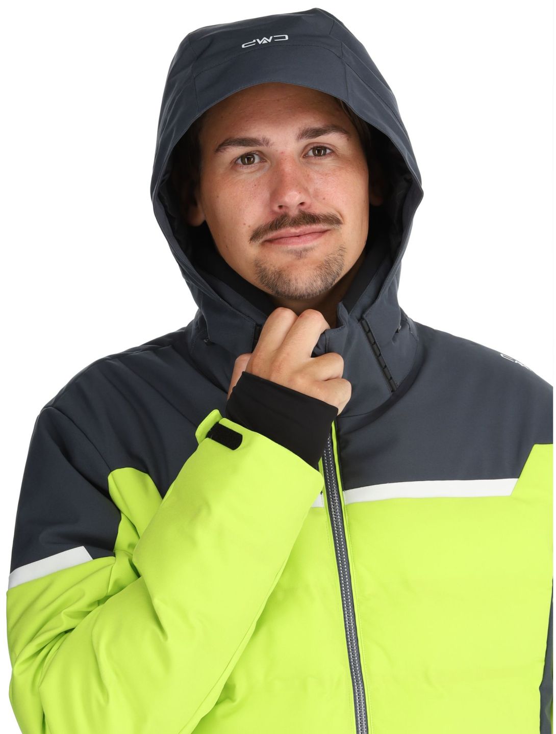 CMP, 34W4697 ski jacket men Acid green 