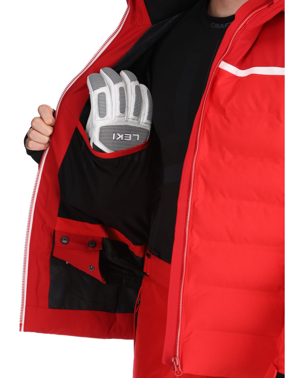 CMP, 34W4697 ski jacket men Ferrari red 