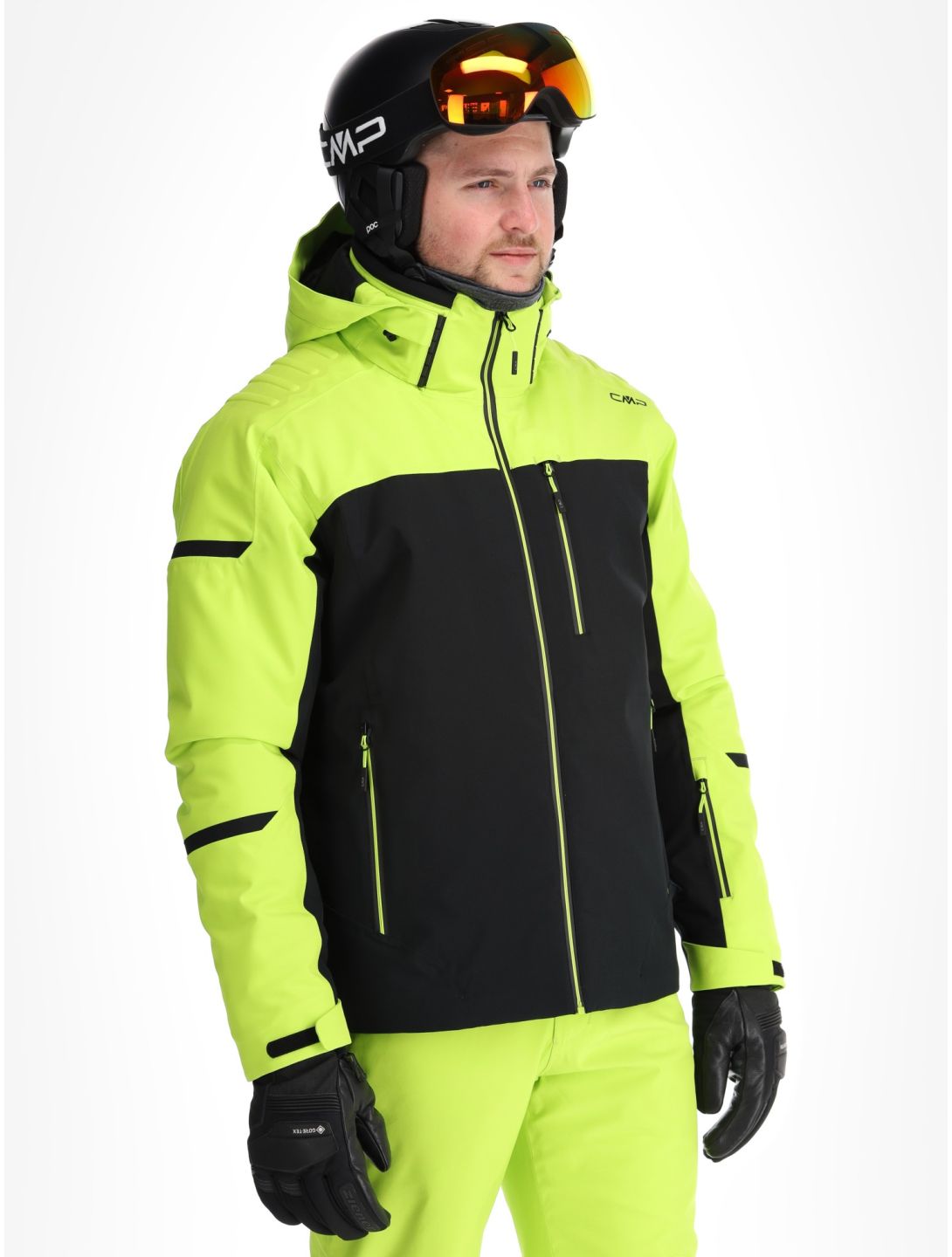 CMP, 34W4707 ski jacket men Acid green 