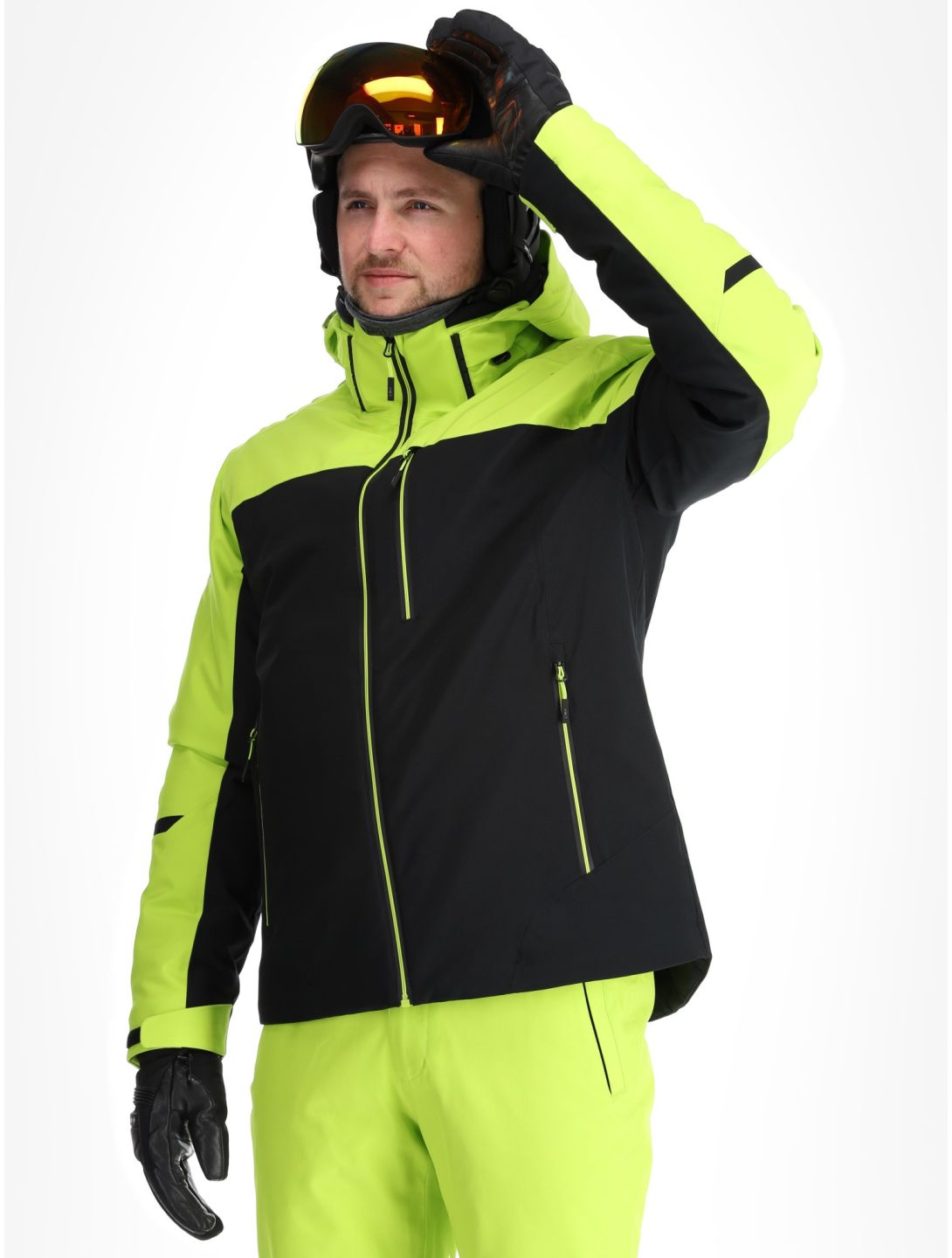 CMP, 34W4707 ski jacket men Acid green 