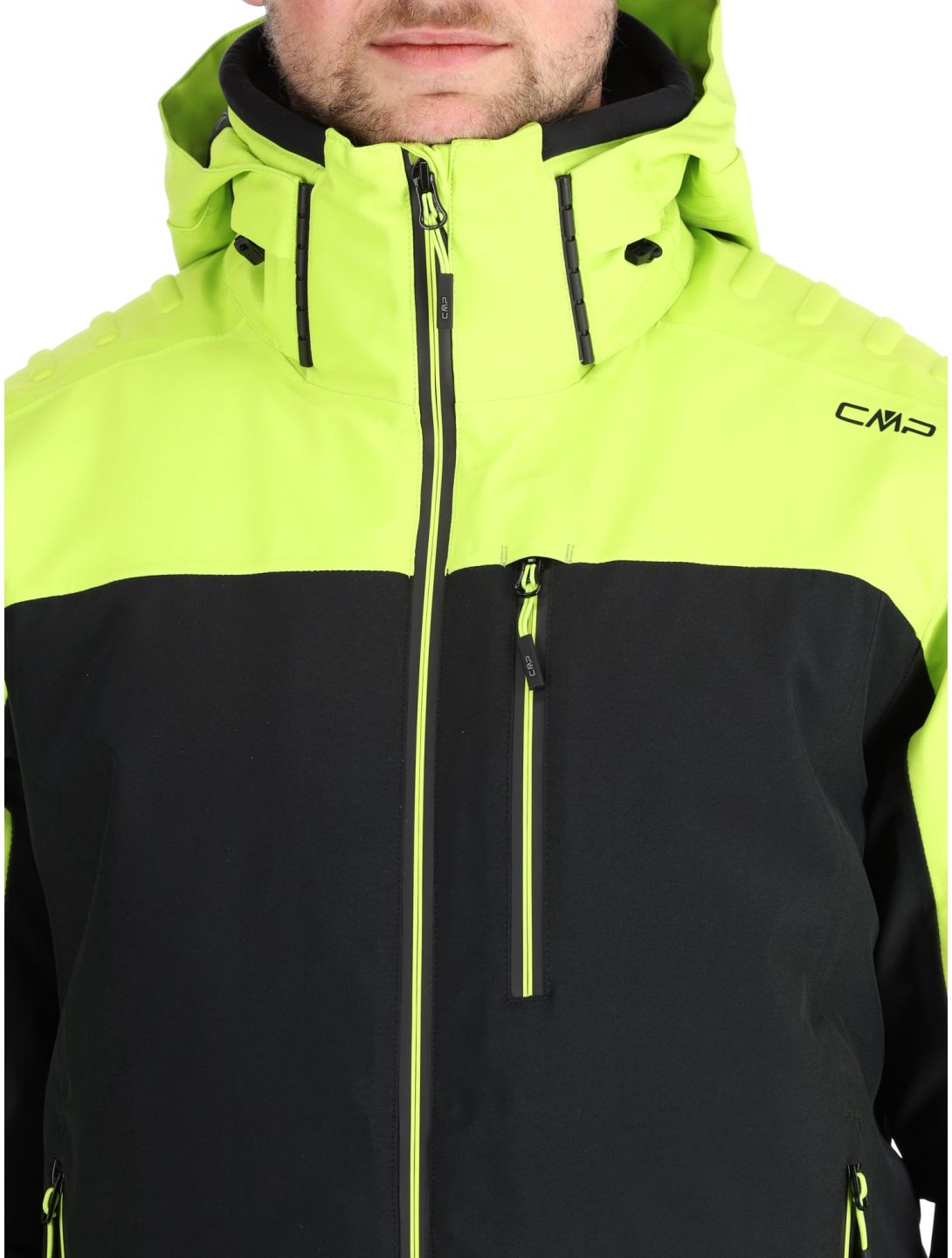 CMP, 34W4707 ski jacket men Acid green 